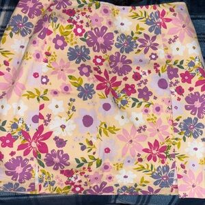 Love on a Hanger Purple and Pink Mini A-Line Skirt